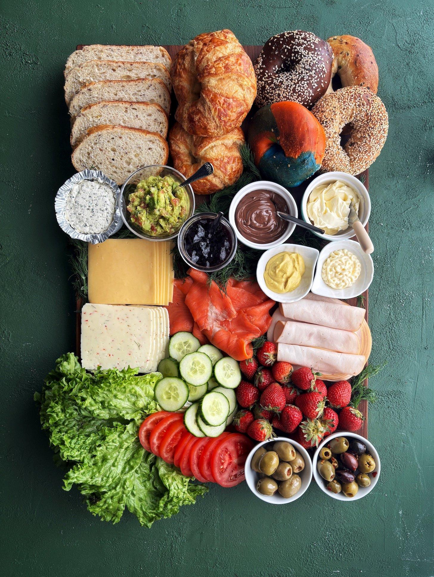 DIY sandwich charcuterie board